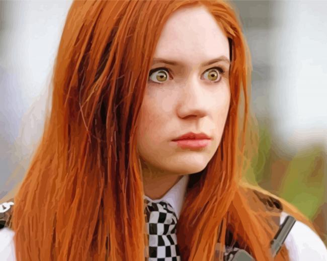 Amy Pond Paint By Numbers
