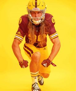 Arizona State Sun Devils Football Player Paint By Numbers