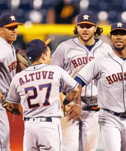 Baseball Astros Players Paint By Numbers