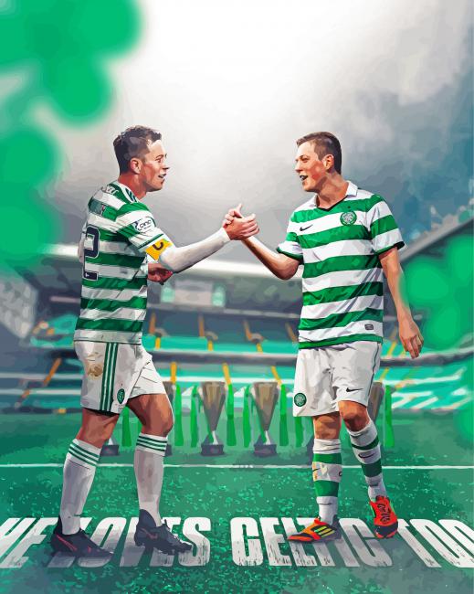Celtic Football Players Paint By Numbers