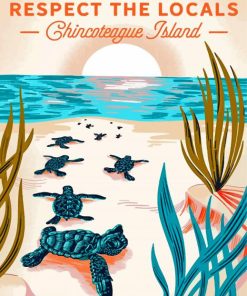 Chincoteague Poster Paint By Numbers