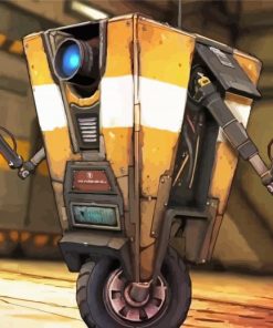 Claptrap Game Character Paint By Numbers