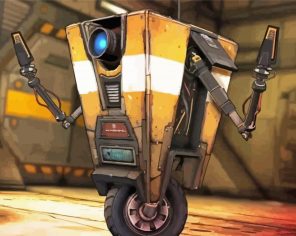 Claptrap Game Character Paint By Numbers