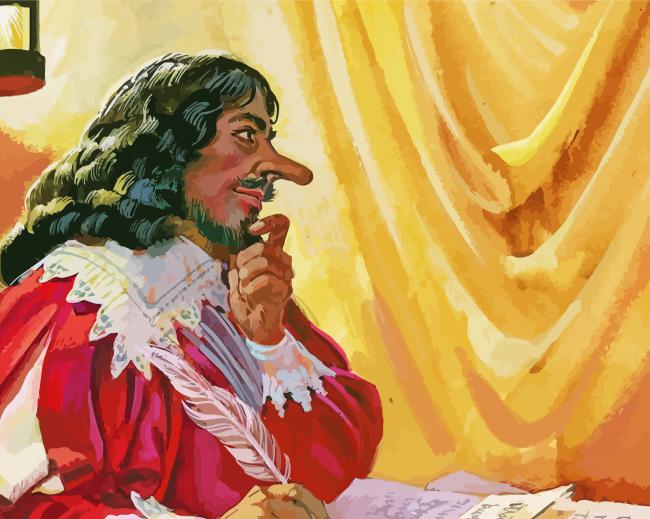 Cyrano Illustration Paint By Numbers