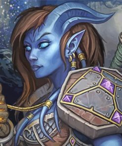 Draenei Art Paint By Numbers