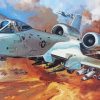 Fairchild A10 Thunderbolt Paint By Numbers