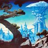 Freyja's Castle Roger Dean Paint By Numbers