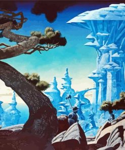 Freyja's Castle Roger Dean Paint By Numbers