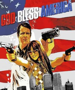 God Bless America Poster Paint By Numbers