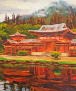 Hawai Byodo In Art Paint By Numbers