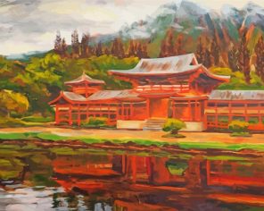 Hawai Byodo In Art Paint By Numbers