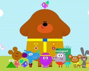 Hey Duggee Characters Paint By Numbers