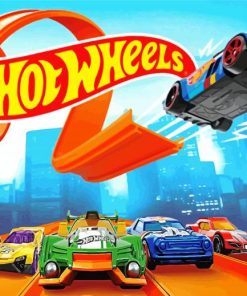 Hot Wheels Poster Paint By Numbers