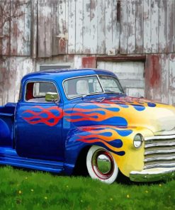 Hot Rod Truck Paint By Numbers