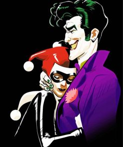 Mad Love Joker Art Paint By Numbers