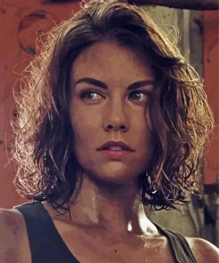 Maggie Greene Illustartion Paint By Numbers
