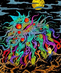 Monster From Rick And Morty Paint By Numbers