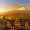 Mount Etna Art Paint By Numbers