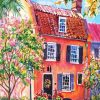 Pink House Art Paint By Numbers