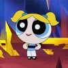 Powerpuff Girls Bubbles Hero Paint By Numbers