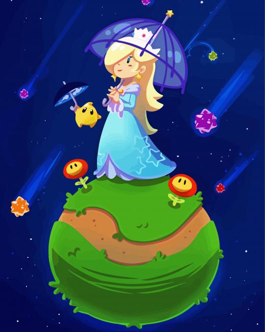 Rosalina Character Paint By Numbers