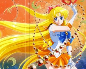 Sailor Venus Character Paint By Numbers