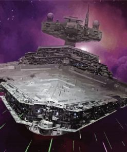 Star Destroyer Vehicule Paint By Numbers
