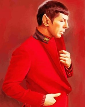 Vulcano Star Trek Paint By Numbers