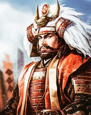 Takeda Shingen Art Paint By Numbers