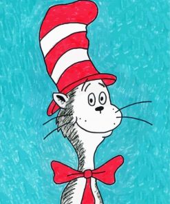 The Cat In The Hat Paint By Numbers