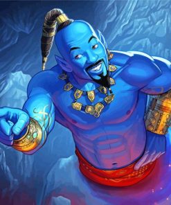 The Genie Aladdin Paint By Numbers