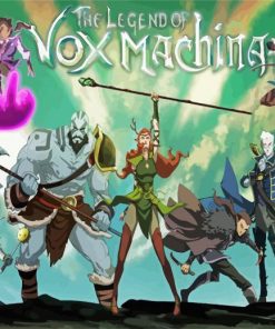 The Legend Of Vox Machina Poster Paint By Numbers