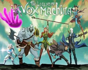 The Legend Of Vox Machina Poster Paint By Numbers