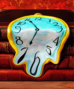 The Melting Clock Paint By Numbers