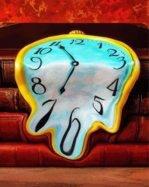 The Melting Clock Paint By Numbers