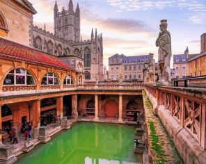 The Roman Bath Paint By Numbers