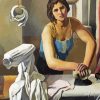 Woman Ironing Art Paint By Numbers