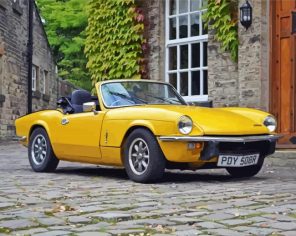 Triumph Spitfire Car Paint By Numbers