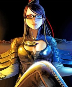 Bayonetta Game Character Paint By Numbers
