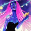 Cool Universe Girl Paint By Numbers