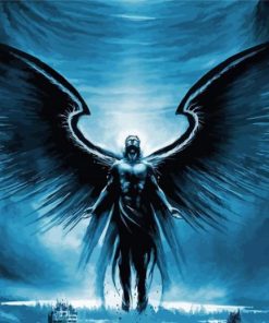 Dark Guardian Angel Paint By Numbers
