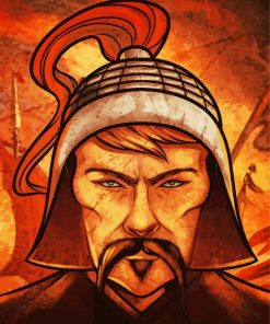 Genghis Khan Art Paint By Numbers