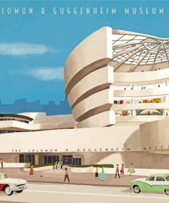 Guggenheim Museum New York Paint By Numbers