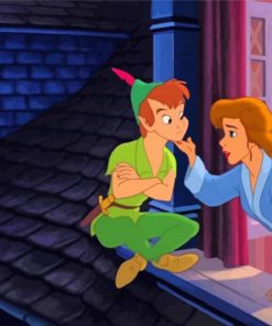 Peter And Wendy Darling Paint By Numbers