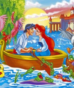 Ariel And Eric Lovers Paint By Numbers
