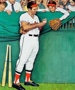 Brooks Robinson Paint By Numbers