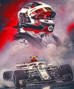 Charles Leclerc F1 Paint By Numbers