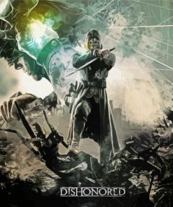 Dishonored Video Game Poster Paint By Numbers