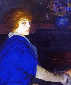 Emma At The Piano By George Bellows Paint By Numbers
