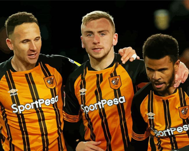 Hull City Afc Football Players Paint By Numbers